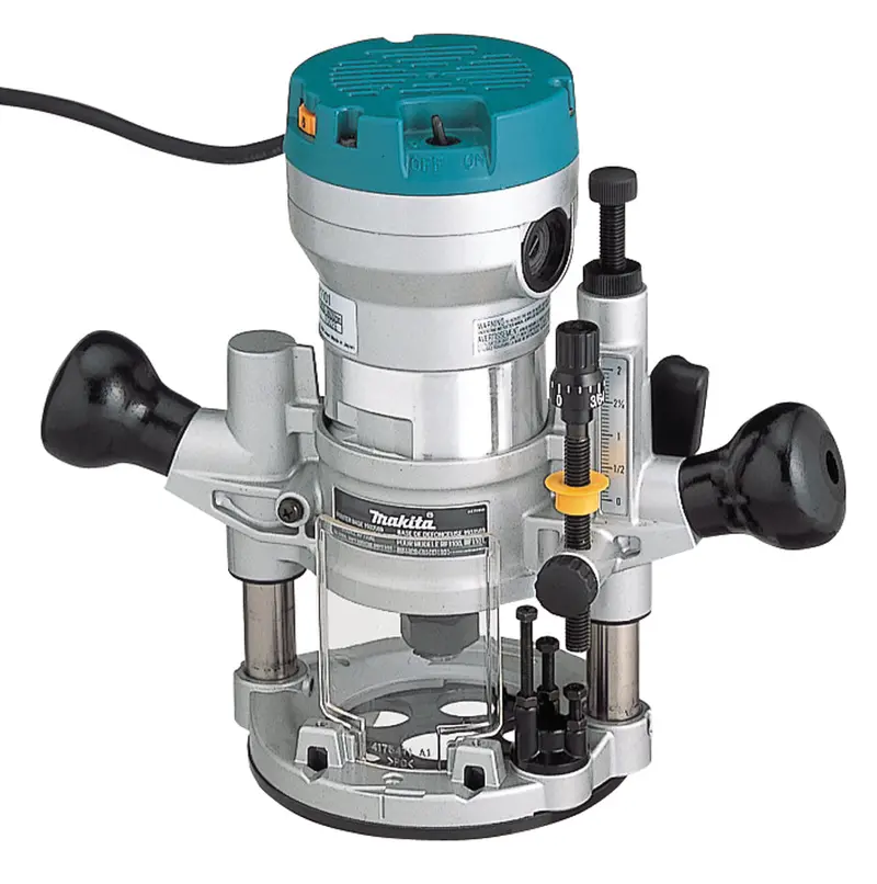 Makita 2-1/4 HP Variable-Speed Router – 8,000–24,000 RPM Fixed-Base Model