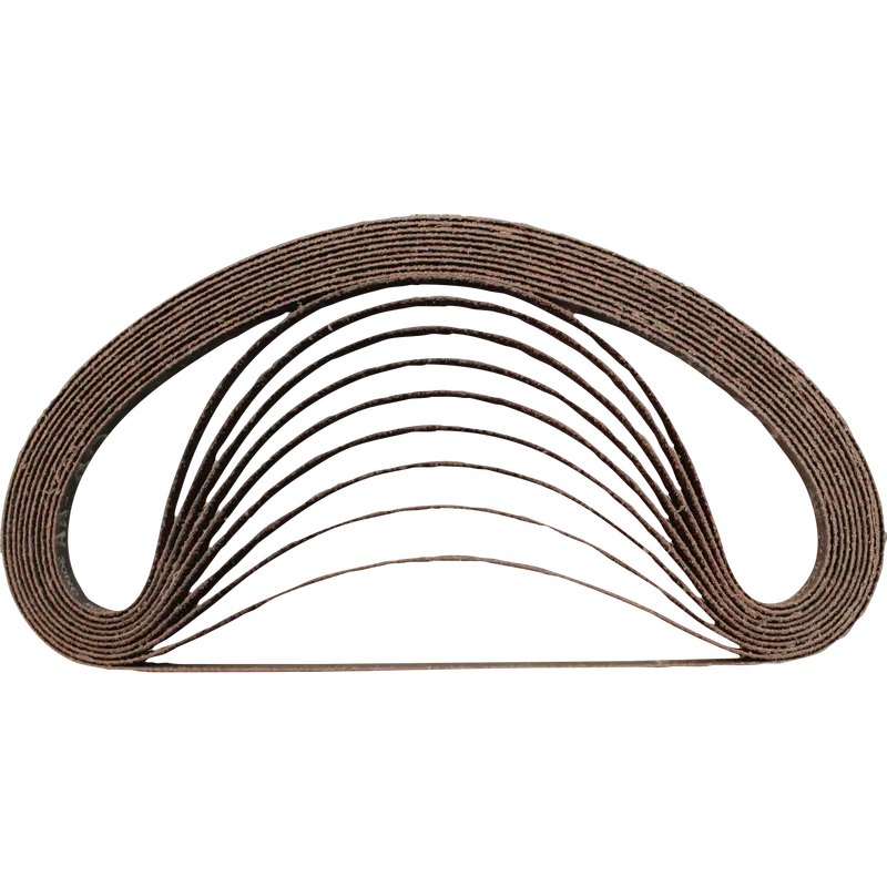 Makita 3/8″ × 21″ Premium Abrasive Belt Pack (10-Pack)