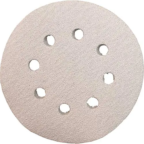 Makita 5-Inch Hook-and-Loop Abrasive Discs — #80 Grit, 50-Pack
