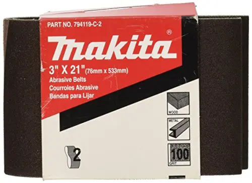 Makita 794119-A-2 #60 Abrasive Sanding Belts – 2-Pack