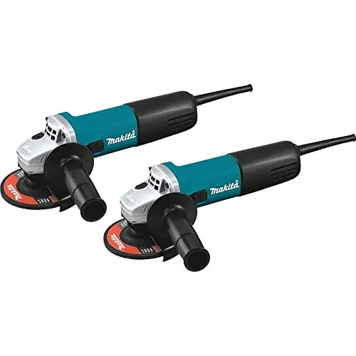 Makita 9557NB2 Dual-Voltage 4-1/2-Inch Angle Grinder – 2-Pack