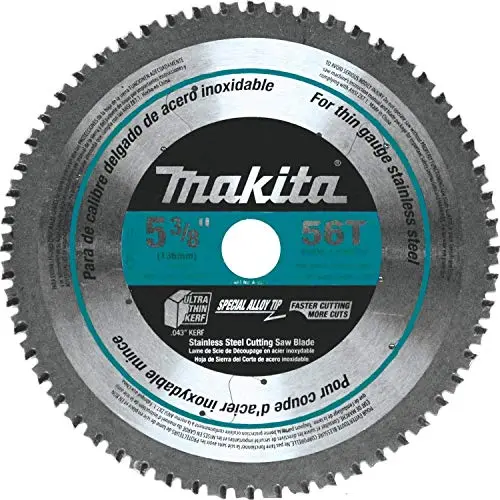 Makita A-95794 56-Tooth Carbide-Tipped Metal Cutting Circular Saw Blade