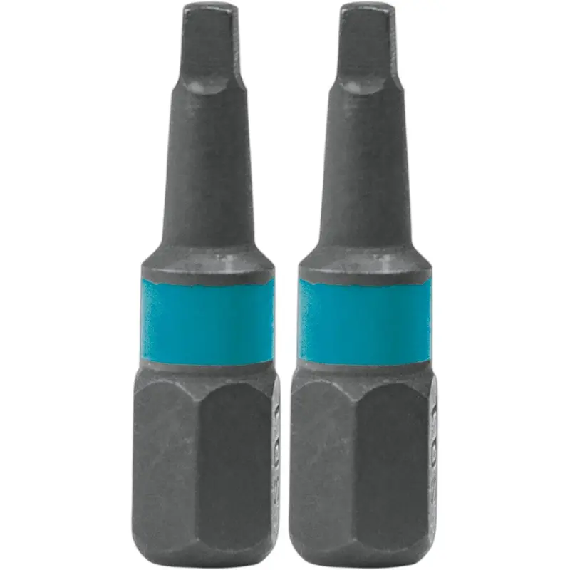 Makita A-96506 ImpactX #1 Square Recess Insert Bit — 1-Inch, 2-Pack