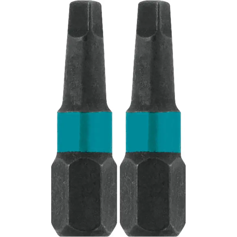 Makita A-96512 ImpactX #2 Square Recess Insert Bit — 1-Inch, 2-Pack