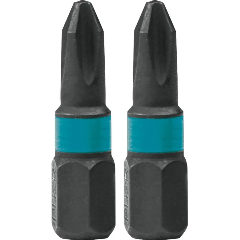 Makita A-98837 ImpactX #2 Phillips Drywall Insert Bit – 1″ Length, 2-Pack