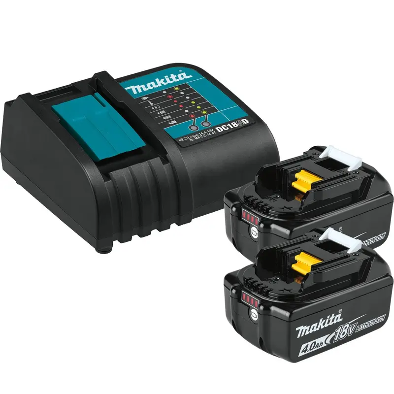Makita BL1840BSC2 18V LXT Lithium-Ion Starter Kit – 4.0Ah Battery + Rapid Charger
