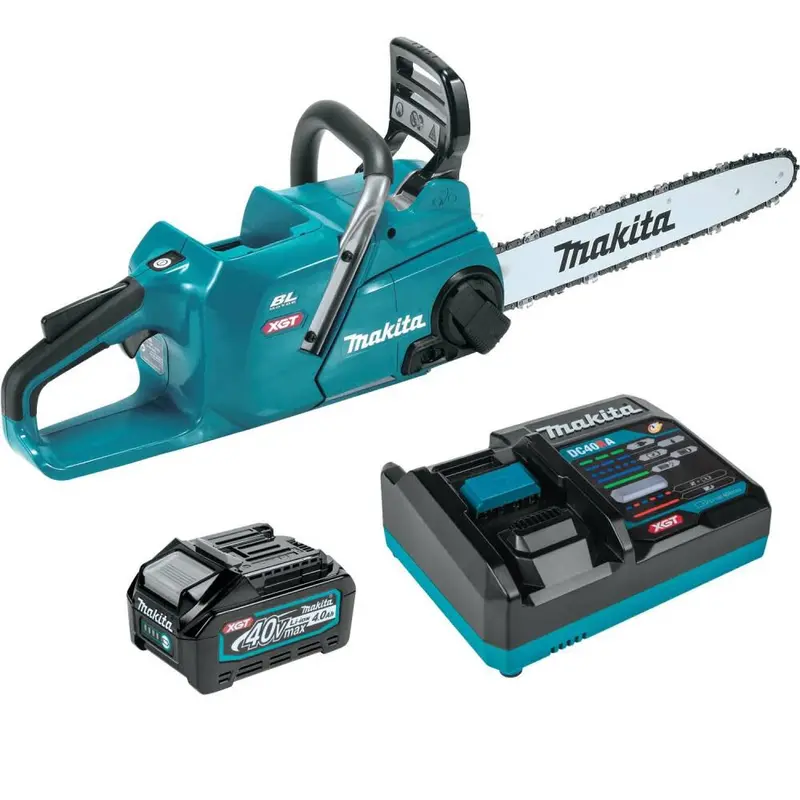 Makita GCU05M1 XGT 40V MAX Cordless Chainsaw Kit – 16-Inch Bar, 4.0Ah Battery