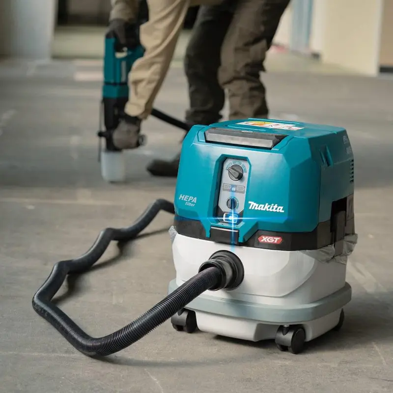 Makita GCV02PMU XGT 40V Max HEPA Dust Extractor – 2.1-Gallon Capacity with AWS Connectivity