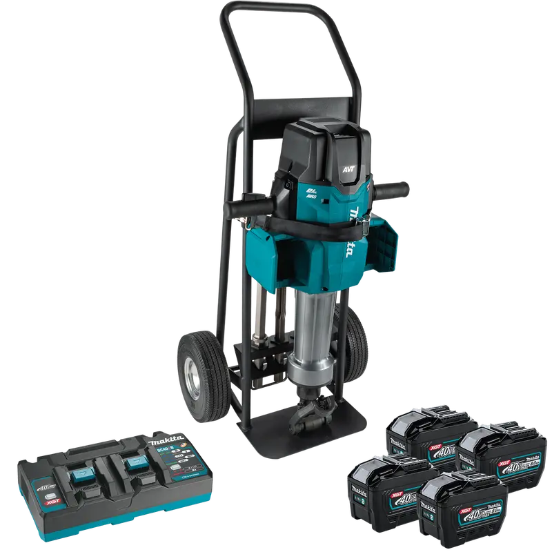 Makita GMH04PL4X 80V MAX XGT Brushless Breaker Hammer Kit – 70 lb, 1-1/8-Inch Hex, Bare Tool Version