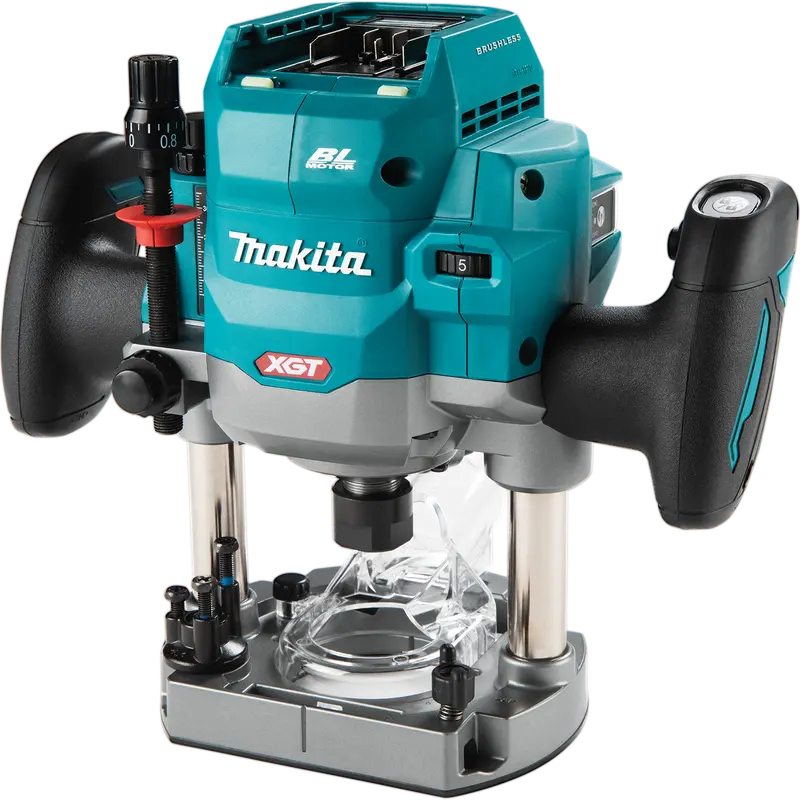 Makita GPR01Z 40V Max XGT 2-1/4 HP Plunge Router – Brushless, Tool-Only