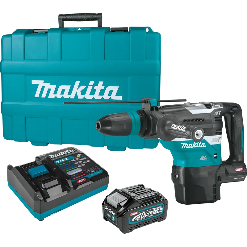 Makita GRH05M1 40V XGT 1-9/16-Inch SDS-MAX AVT Rotary Hammer Kit