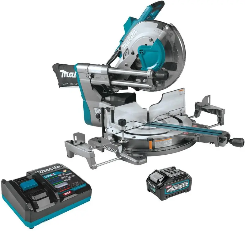 Makita GSL04M1 40V XGT 12″ Dual-Bevel Sliding Compound Miter Saw Kit
