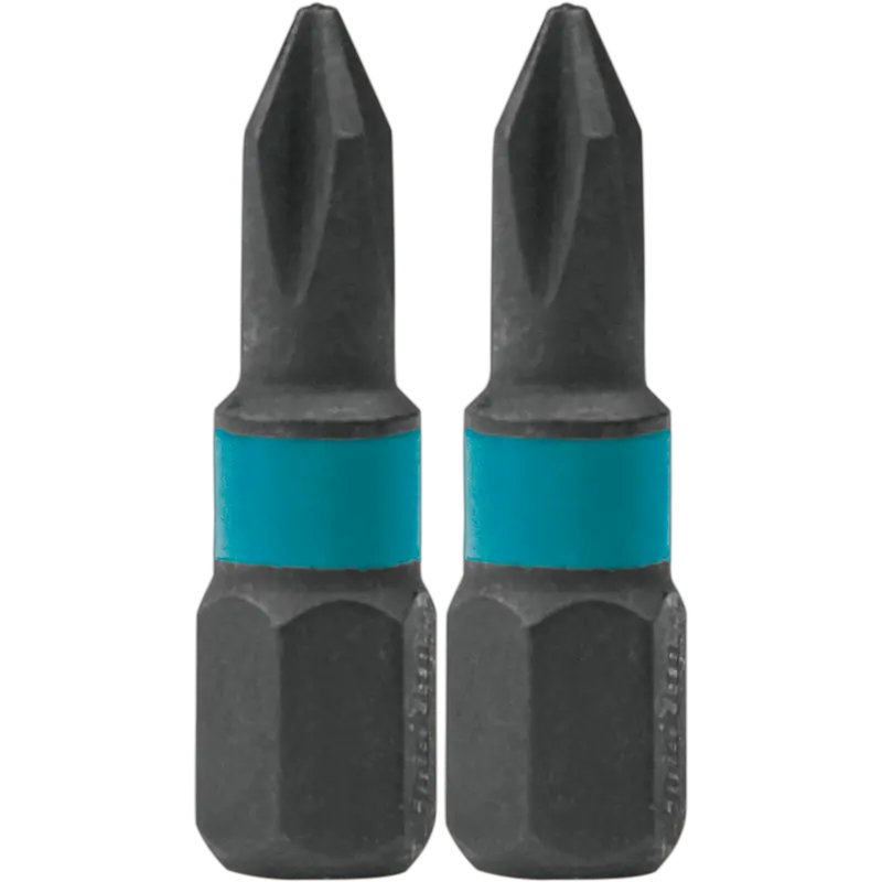Makita ImpactX #1 Phillips Insert Bit — 1-Inch Length, Pack of Two for Compact Workspaces