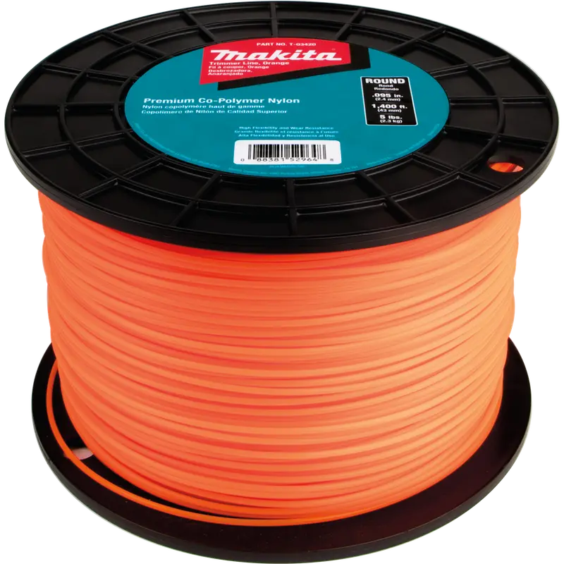 Makita T-03420 0.095-Inch Round Trimmer Line – Standard-Duty Cutting Cord