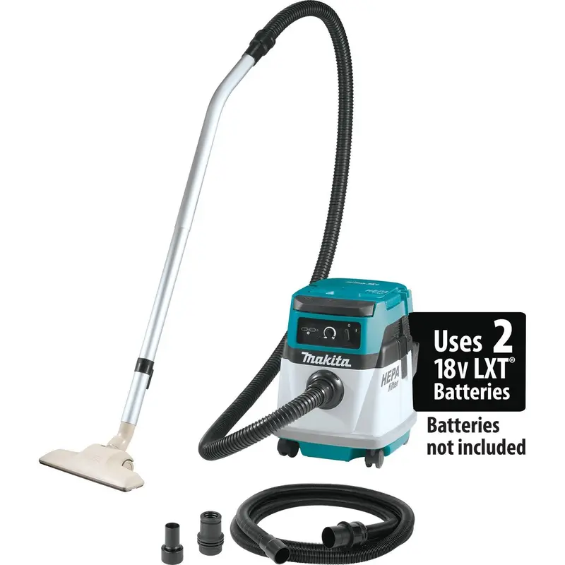 Makita XCV13Z – 36V (Dual 18V) / Corded HEPA Dry Dust Extractor – 4-Gallon Capacity (Tool-Only)