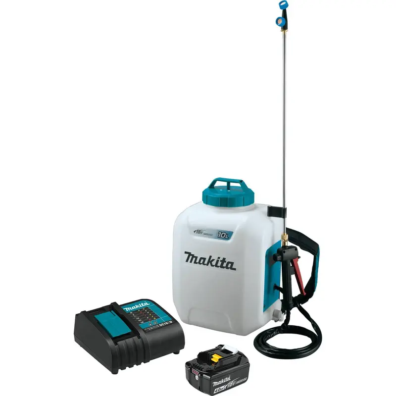 Makita XSU01SM1 18V LXT Cordless Backpack Sprayer Kit – 2.6-Gallon Capacity, 4.0Ah Battery Included