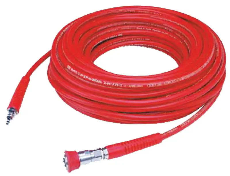 MAX USA PowerLite High-Pressure Air Hose — 100-Foot Reinforced Coil for Industrial Use