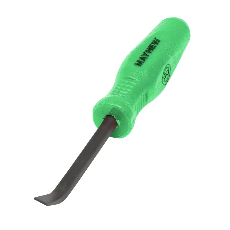 Mayhew 31145GN Mini Pry Bar – 5″ Heavy-Duty Curved Lever Tool in Green Finish