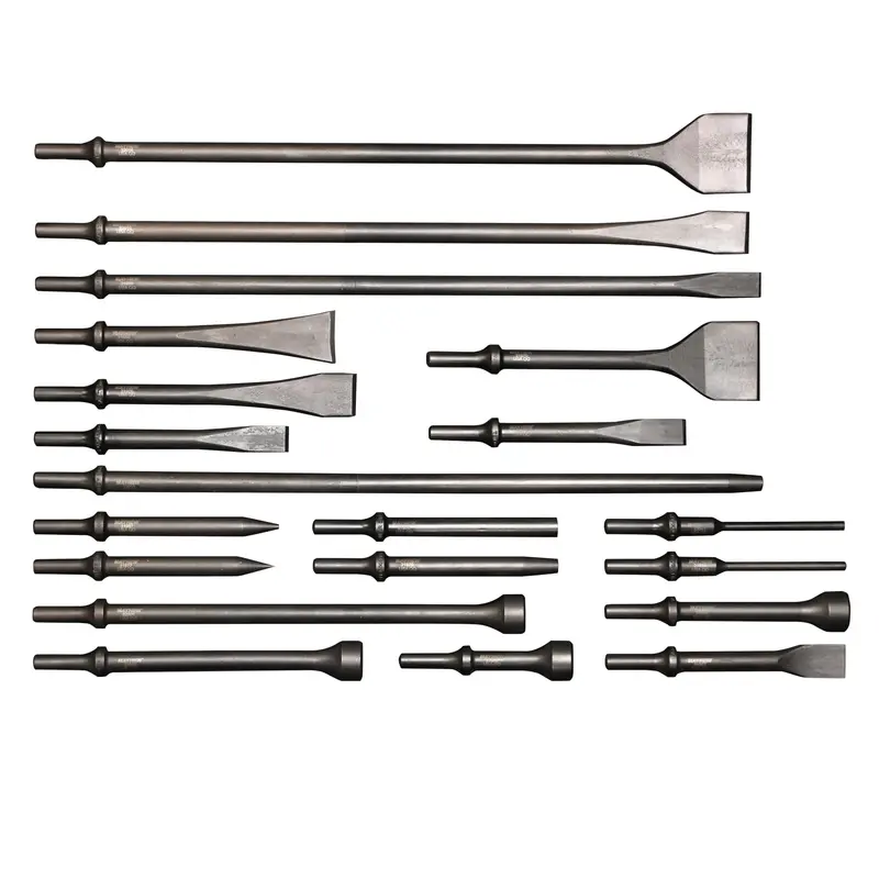 Mayhew 32090F Pneumatic Tool Set – 20-Piece Black Oxide Finish Kit