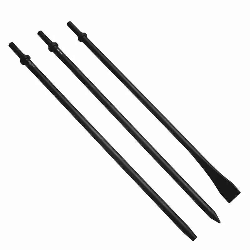 Mayhew 37323 3-Piece Long Pneumatic Tool Set — Black Oxide Coated, Industrial-Grade