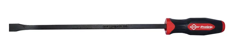 Mayhew 40111 ProGrip Curved Pry Bar – 17″ Heavy-Duty Red-Handled Tool