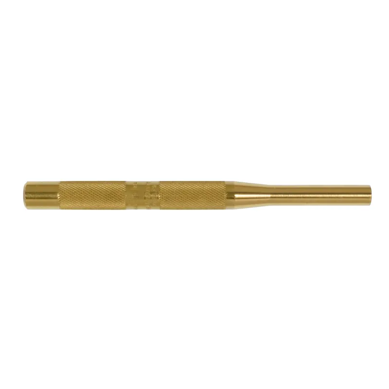 Mayhew Brass Metric Pin Punch – 5mm x 4″ with 1-1/4″ Tapered Tip