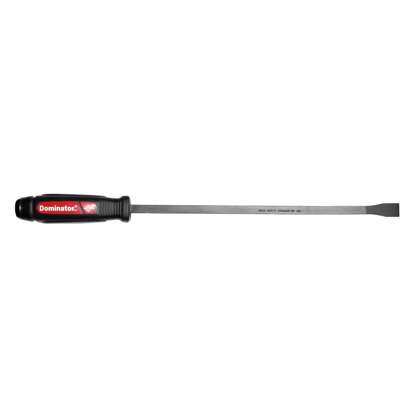 Mayhew Dominator Pry Bar – 17-Inch Straight Steel Lever, 12-S Hardened Tip