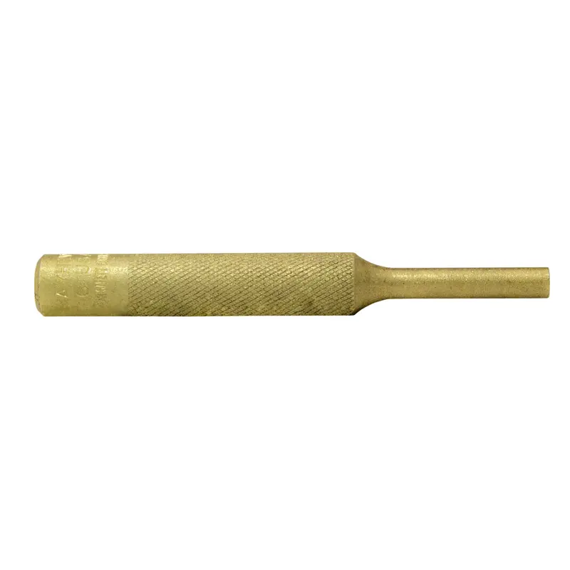 Mayhew Pro 1/4″ Knurled Brass Pin Punch – 4″ Overall Length, 1/2″ Body Diameter