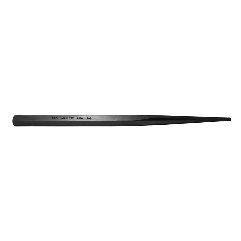 Mayhew Pro 22005 1/4″ Line-Up Punch – 15″ Black Oxide Alignment Tool