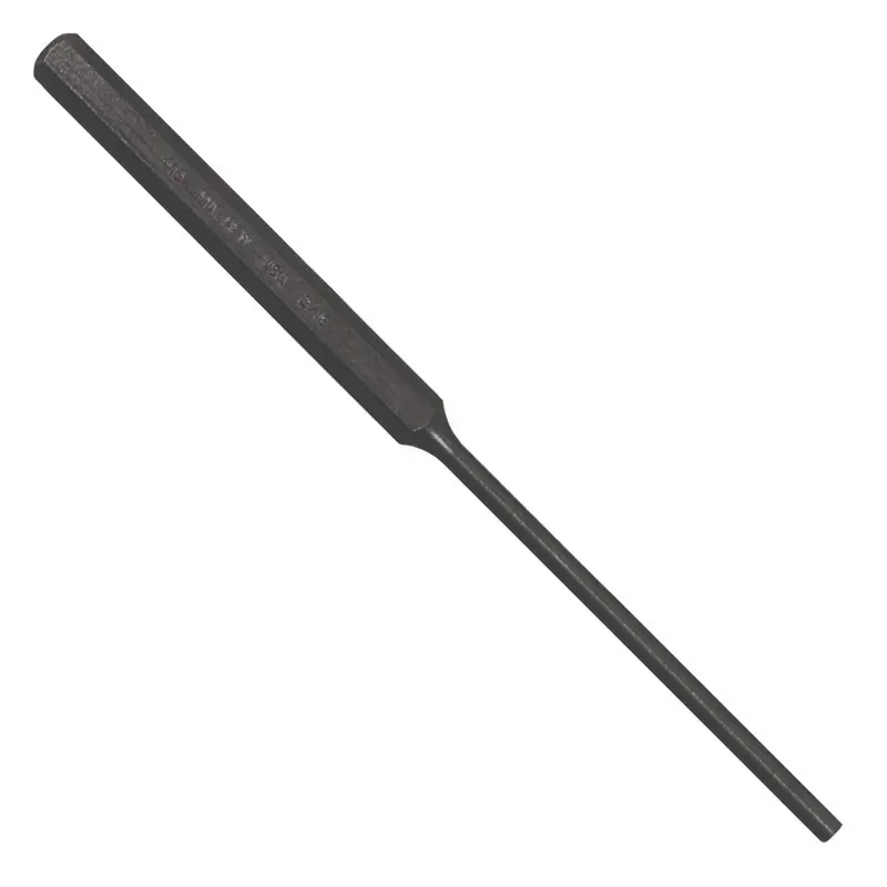 Mayhew Pro 3/16″ Extra-Long Black Oxide Pin Punch – 6″ Reach for Deep Access