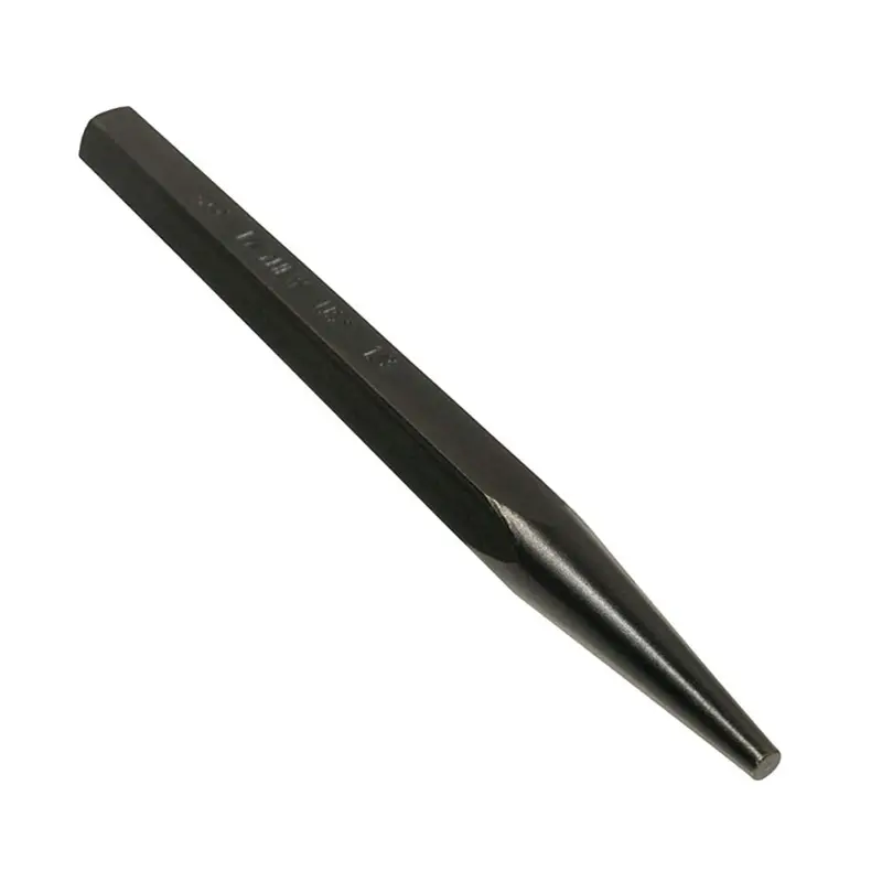 Mayhew Pro 5/16″ Black Oxide Solid Punch – 6″ Length, Metric-Compatible Finish
