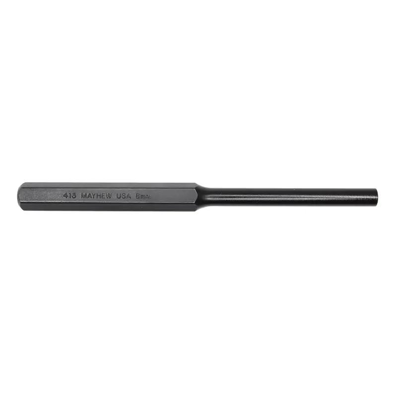 Mayhew Pro 8mm Black Oxide Pin Punch – 2-3/4″ Precision Tool for Metric Applications