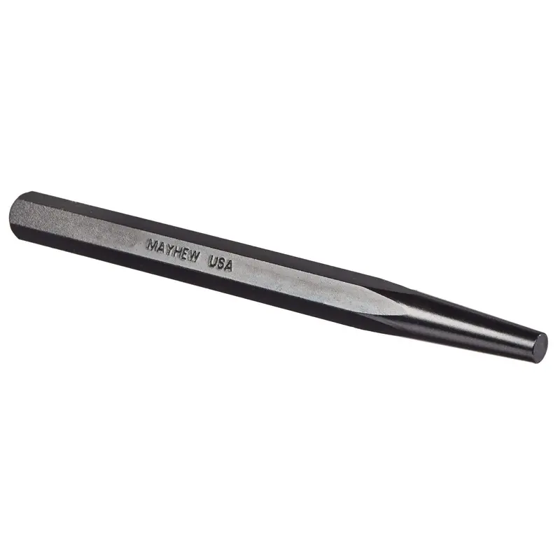 Mayhew Select 70002 3/16″ Solid Punch – Shot Blast Finish, SAE Standard
