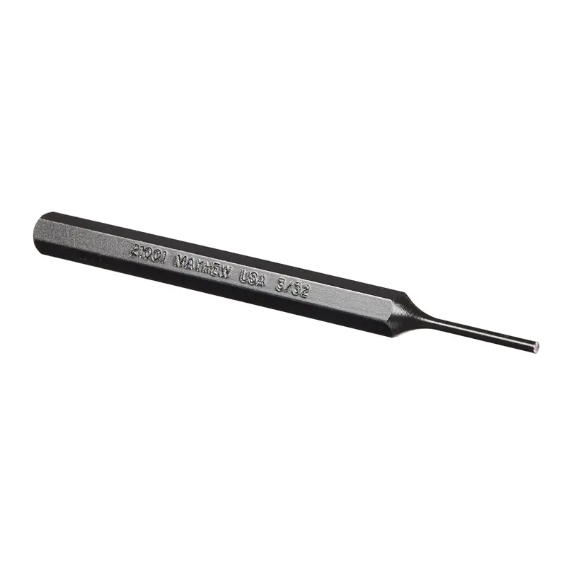Mayhew Tools 21001 3/32″ SAE Pin Punch – Black Oxide, 0.88″ Pin Length, 4.5″ Overall Length