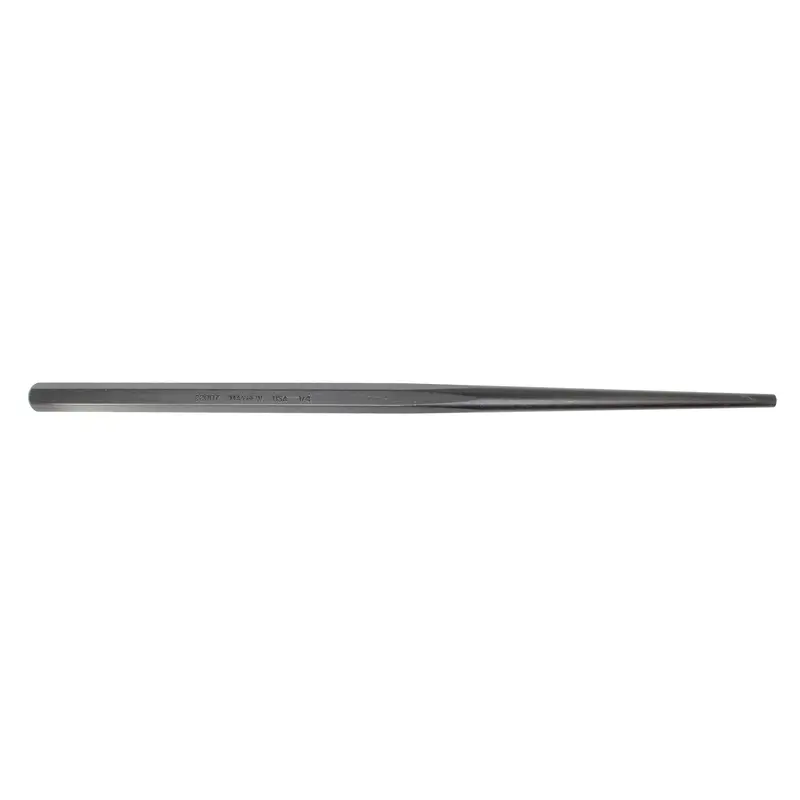 Mayhew Tools 22007 Extra-Long 1/4″ Line-Up Punch – Black Oxide, 14″ Length