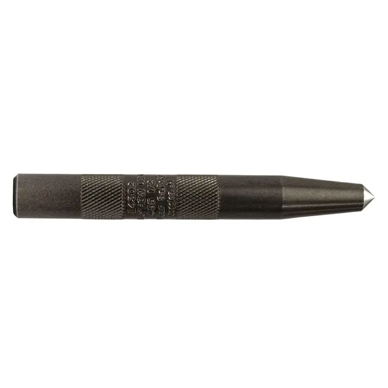 Mayhew Tools Knurled Center Punch – 1/2″ Black Oxide Finish
