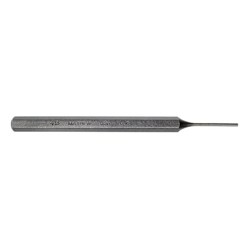 Mayhew Tools Select 71000 1/16″ Pin Punch – Multi Shot Blast, 0.75″ Pin, 4″ Overall Length