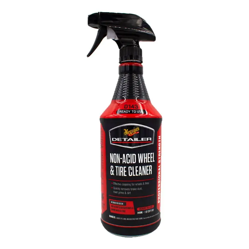 Meguiar’s DRTU14332 Non-Acid Wheel & Tire Cleaner – 32 oz Safe Formula