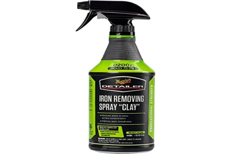 Meguiar’s DRTU200232 Iron Remover Spray – 32 oz Clay Alternative for Paint Decontamination