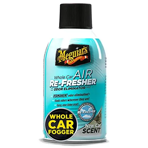 Meguiar’s G16402 Whole-Car Air Freshener Mist – New Car Scent Odor Neutralizer (2 fl oz)