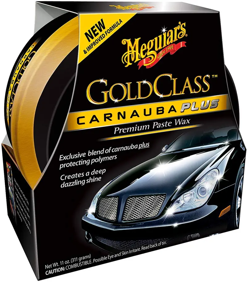 Meguiar’s Gold Class Carnauba Plus Paste Wax – Premium Formula (6-Pack)