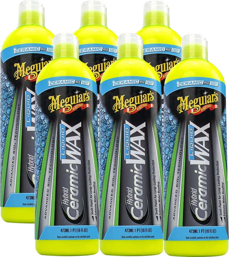 Meguiar’s Hybrid Ceramic Liquid Wax – 6-Pack Premium Surface Protection