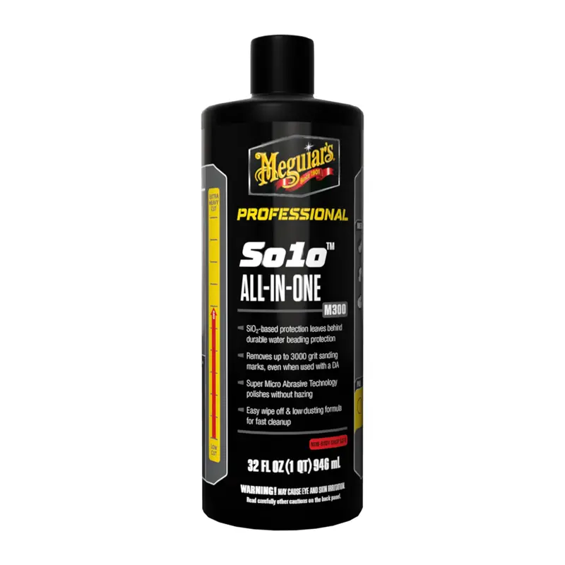 Meguiar’s M300 SO1O All-in-One Polish & Protect – 32 oz SiO2 Formula for Defect Removal and Hydrophobic Protection
