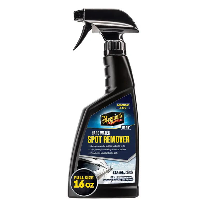 Meguiar’s M4716 Marine/RV Hard Water Spot Remover – Spray-On Formula for Boats & RVs, 16 oz