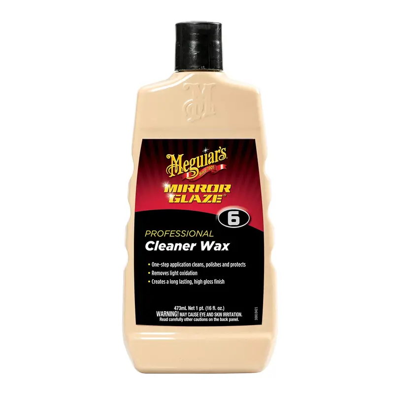 Meguiar’s Professional M0616 One-Step Cleaner Wax – Swirl & Scratch Remover, Polish, and Sealant for Auto Detailing (16 oz)