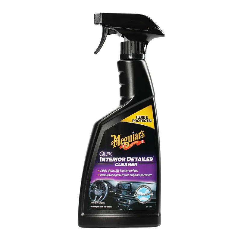 Meguiar’s Quik Interior Detailer – 16 oz Non-Greasy Spray for All Vehicle Surfaces