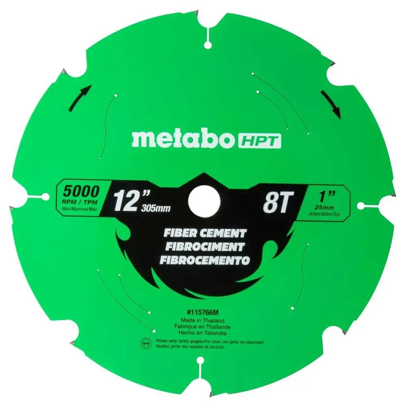 Metabo HPT 115766M 12-Inch Fiber Cement Cutting Blade