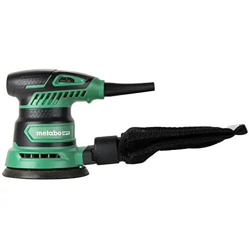 Metabo HPT 5-Inch Random Orbit Palm Sander – Variable Speed & Dust Extraction Ready