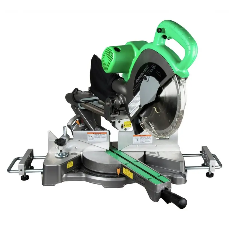 Metabo HPT C10FSHS 10-Inch Sliding Compound Miter Saw – Double Bevel, Laser Guide, Electronic Speed Control & Electric Brake