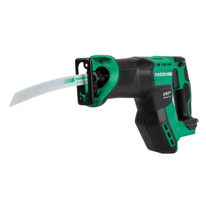 Metabo HPT CR18DMAQ4 18V MultiVolt Reciprocating Saw — Compact Design, 1-1/8″ Stroke, 3,000 SPM